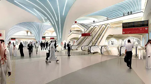 Metropolitana Red Line North a Doha in Qatar