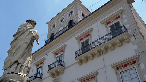 Il restauro della facciata del Palazzo Filangeri dei Principi di Cutò a Palermo
