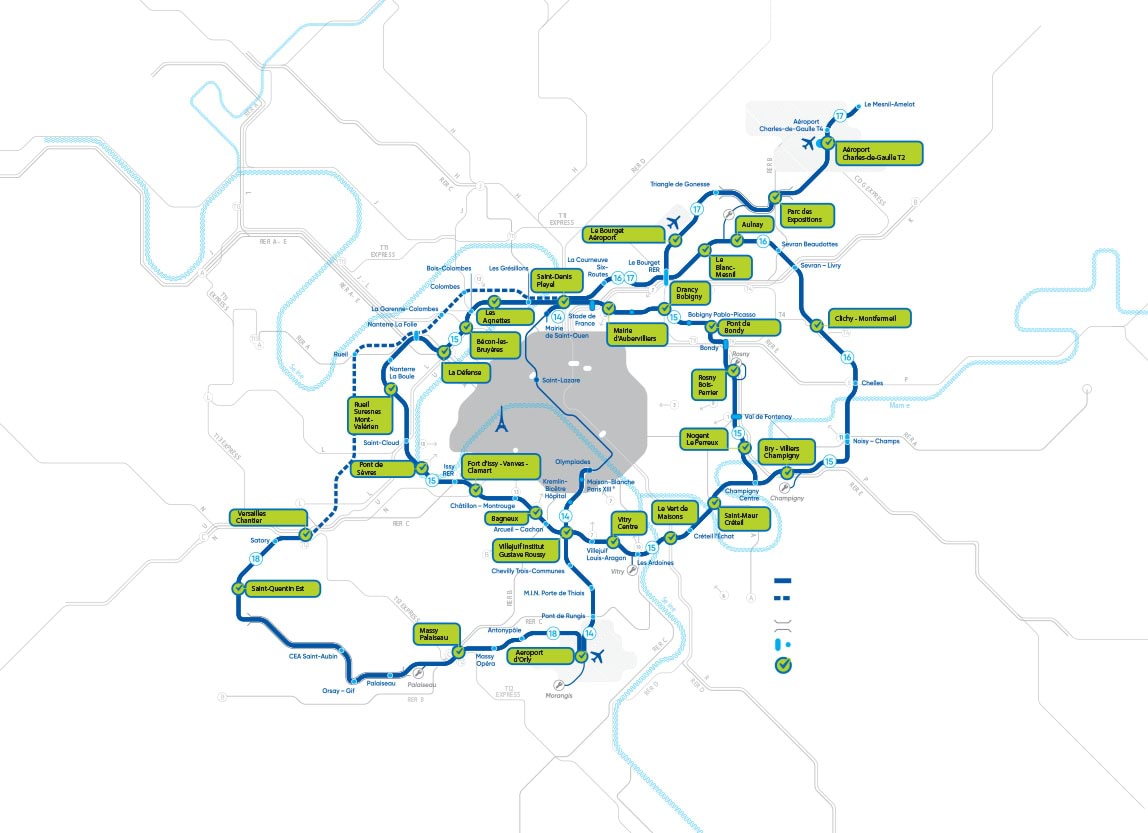 With 68 stations and 200 km of automated metro lines, the Grand Paris Express is the largest urban mobility project in Europe.