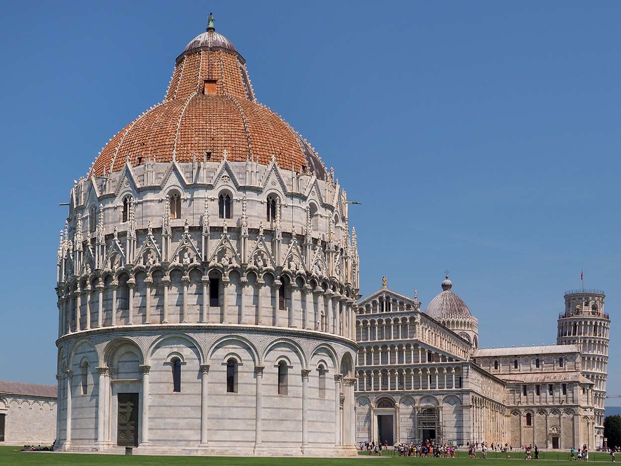Baptistery of St. John - Piazza Del Duomo (also called "dei Miracoli) has been a UNESCO World Heritage site since 1987