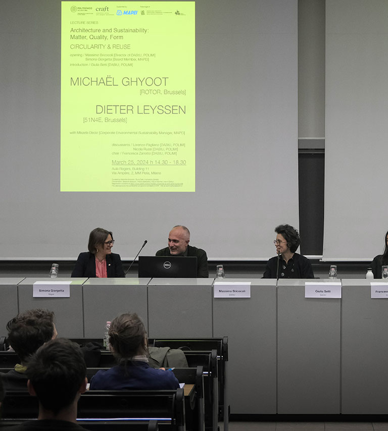 Architecture and sustainability: five events promoted by Mapei and the Politecnico of Milan