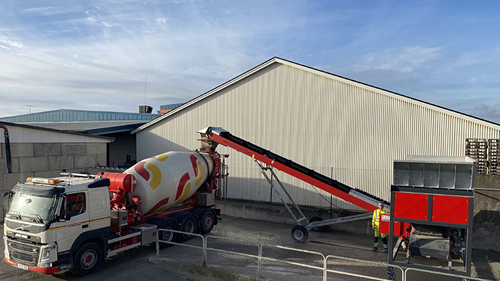 RE-CON DRY WASHING: a method to reduce truck washing slurry